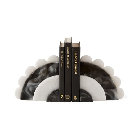 Set de 2 serre-livres Como / Effet marbré - Jonathan Adler