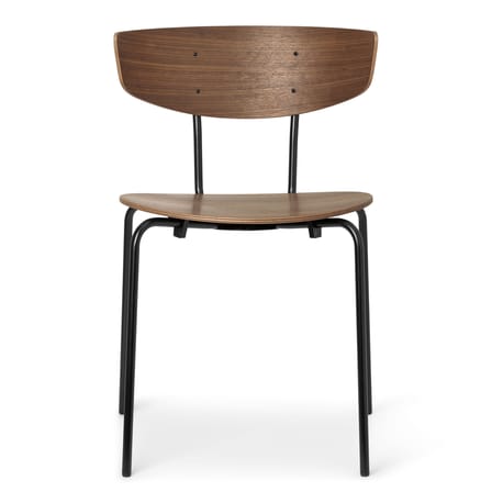 Herman Stacking chair natural wood / Metal structure - Ferm Living