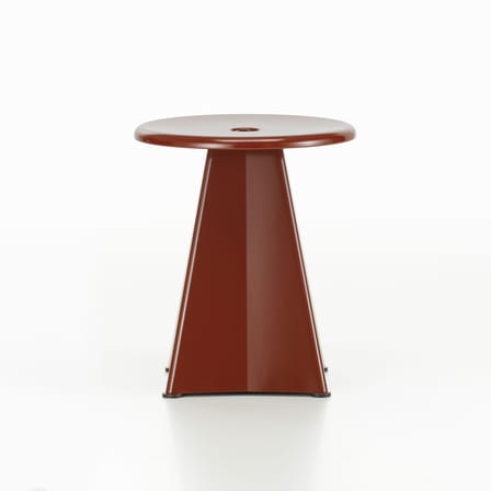 Métallique Stool metal red / Jean Prouvé (1936 - Vitra