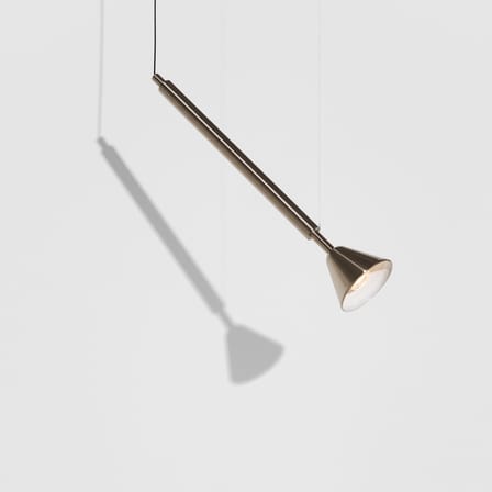 Suspension Pyl métal / Ø 21,6 x H 110 cm - Orientable - Petite Friture