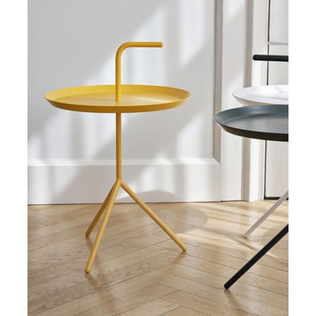 Table basse Don't leave Me métal jaune / Ø 38 x H 42,7 cm - Hay