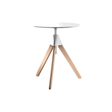 Table à hauteur réglable Topsy / Ø 60 - Laminé HPL - Magis