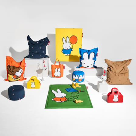 Tapis de jeu Flying Carpet x Miffy / 180 x 140 cm - Rembourré - Fatboy