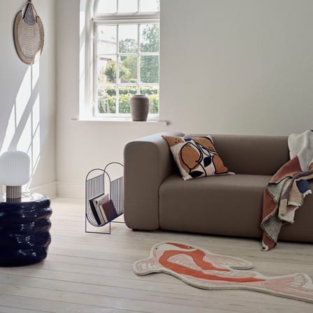 Tappeto Koi tessuto arancione / 130 x 97 cm - BROSTE COPENHAGEN