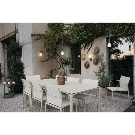 Tavolo rettangolare Calvi metallo viola / 195 x 95 cm - 10-12 persone - Fermob