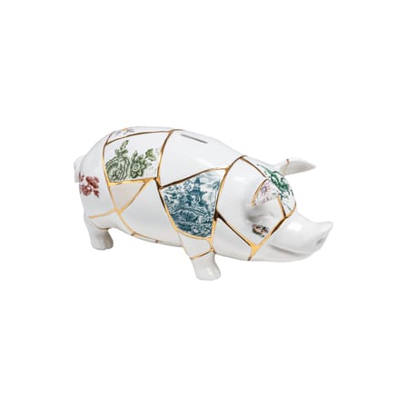 Tirelire Kintsugi céramique multicolore - Seletti
