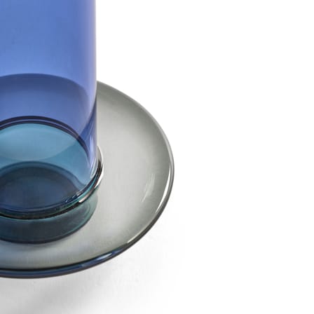 Vase Mix Glass Towers verre bleu / Small - H 22,5 cm - Serax