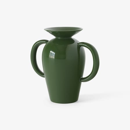 Vase Momento JH41 céramique vert / Jaime Hayon - L 31,8 x H 30 cm - &tradition