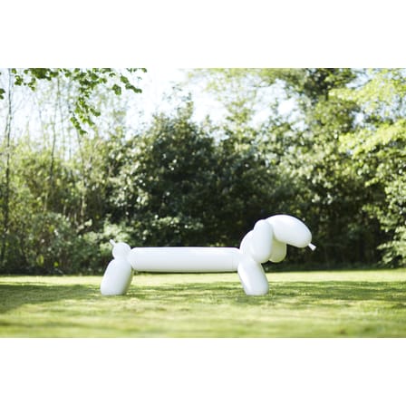 Attackle! Bench plastic material white / L 195 cm - 2 seats - Fatboy