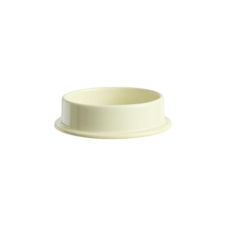 Bougeoir Column Large céramique blanc / Pour bougie bloc - Ø 12,8 cm - Hay