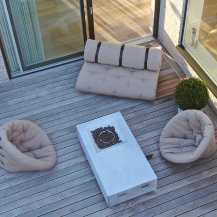 Canapé de jardin convertible Buckle Up Outdoor / L 140 cm - Bain de soleil & lit d'appoint - KARUP DESIGN