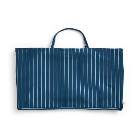 Canapé de jardin 2 places Outdoor Market tissu bleu / L 117 cm - Jasper Morrison - Hay