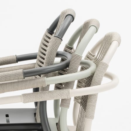Fauteuil empilable Cleo / Corde polypropylène - Vincent Sheppard