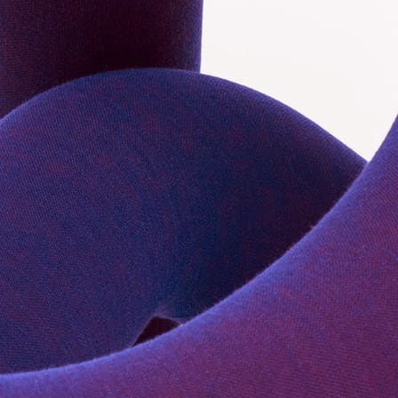 Fauteuil rembourré Extra Bold bleu / Tissu Kvadrat mélangé - Moustache