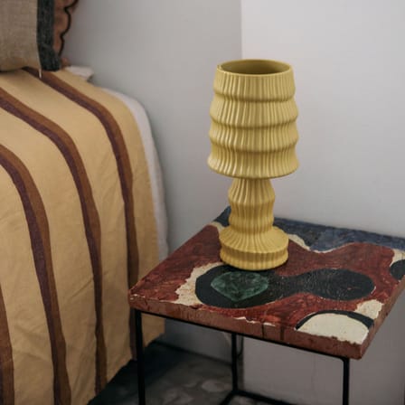 Lampada da tavolo Ceramic ceramica giallo - HK LIVING