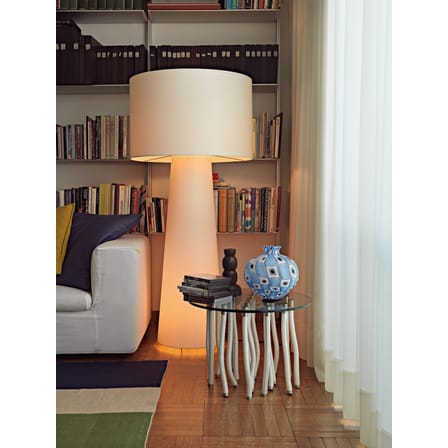 Lampadaire Big Shadow tissu blanc / Ø 75 x H 160,5 cm  / Marce Wanders, 1998 - Cappellini