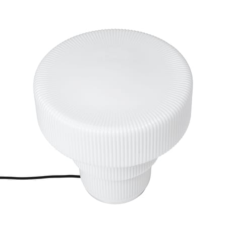 Lampe de table Ripple verre blanc / Ø 28 x H 28 cm - Ferm Living