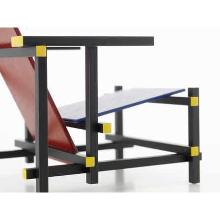 Miniature Rood Blauwe Stoel bois multicolore / Rietveld (1918) - Vitra