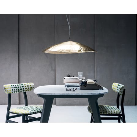 Suspension Brass 95 or métal / L 80 cm - Gervasoni