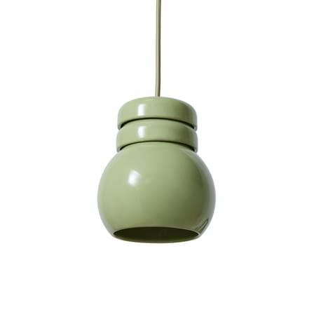 Suspension Bulb céramique vert / Ø 13 x H 15,2 cm - HK LIVING