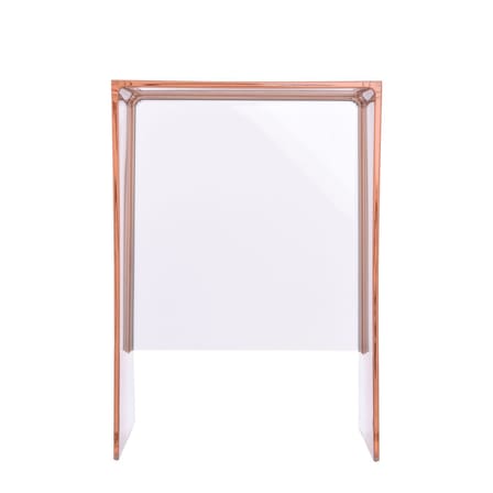 Table d'appoint Max-Beam plastique rose / Tabouret - Kartell