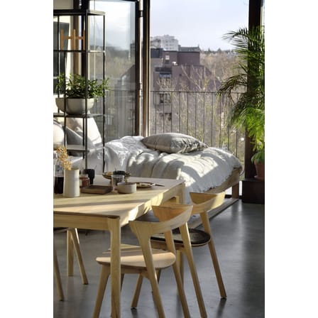 Tavolo rettangolare Bok legno naturale / Rovere massello - 140 x 80 cm / 6 persone - Ethnicraft
