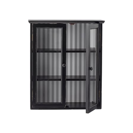 Wandablage Hazem holz schwarz / B 51,5 x T 22,5 x H 66,5 cm - Bloomingville