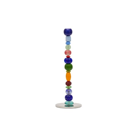 Bougeoir Perles verre multicolore / Small - H 34 cm - Pols Potten