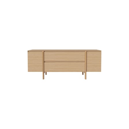 Buffet Daia bois naturel / L 180 cm - 2 tiroirs - Bolia