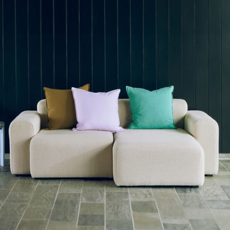 Coussin Linen tissu violet / 50 x 50 cm - Hay