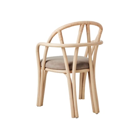 Fauteuil Bistra / Assise rembourrée - Gubi