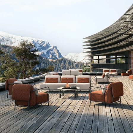 Fauteuil rembourré Salo - Unopiu