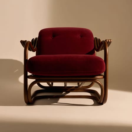 Fauteuil rembourré Tria / Réédition 1973 - Gubi