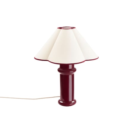 Lampe de table Heath céramique rouge / H 61 cm - TALA