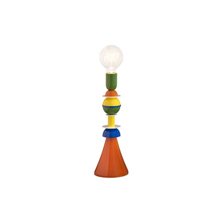 Lampe de table Otello métal multicolore / H 40 cm - Slide