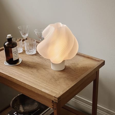 Lampe de table Soft Serve Regular beige / H 26 cm - CRÈME ATELIER