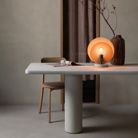 Lampe de table Toledo verre orange - It's about Romi