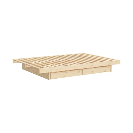 Lit double Kanso / Pour matelas 160 x 200 cm - 4 tiroirs - KARUP