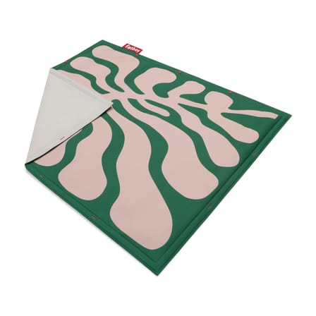 Flying Carpet Outdoor rug textile green / 180 x 140 cm - Upholstered - Fatboy