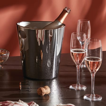 Seau à champagne Bolly métal - Alessi