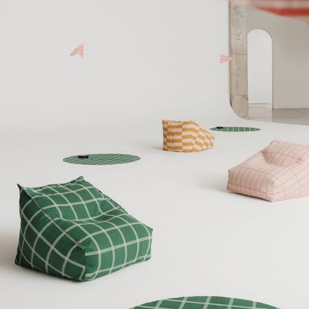 Sitzkissen für Kinder Vibes textil gelb - NOBODINOZ