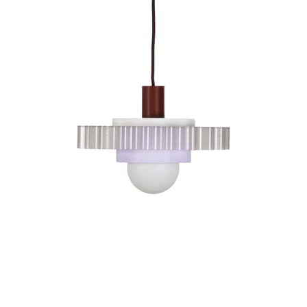 Suspension Gigi n°3 / Ø 28 x H 14,5 cm - Plastique recyclé / Fabriqué en France - Warren & Laetitia
