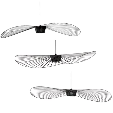 Suspension Vertigo noir Moyenne / Ø 140 cm - Constance Guisset, 2010 - Petite Friture