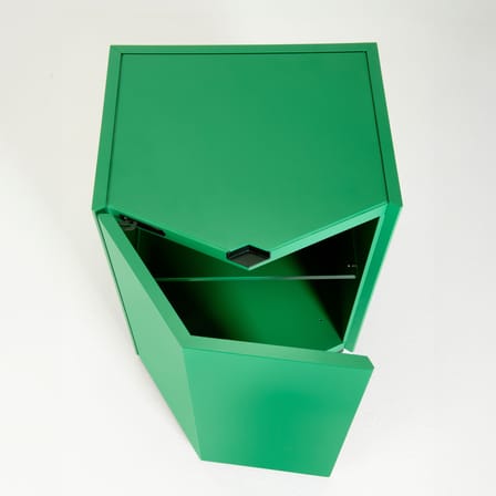 Table de chevet Z24 728 bois vert - Zanotta