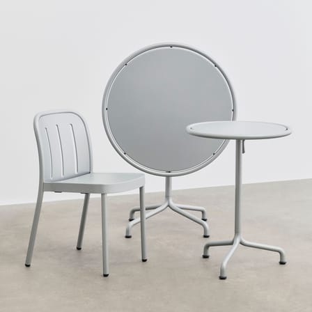 Table ronde Deville métal gris / Ø 55 cm - Hay