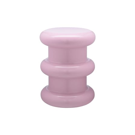 Tabouret Pilastro plastique rose / H 46 x Ø 35 cm - By Ettore Sottsass - Kartell