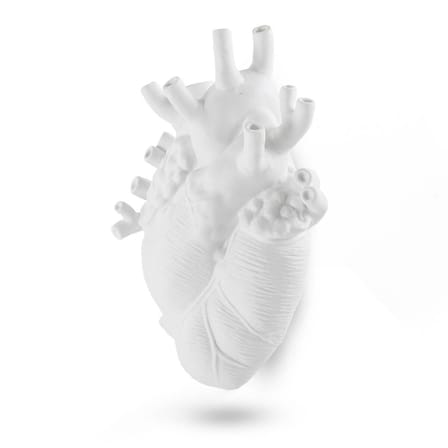 Vase Love in Bloom Giant plastique blanc / H 60 cm - Marcantonio, 2018 - Seletti