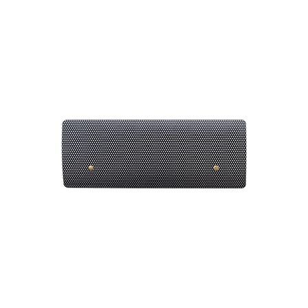 Applique con presa G320 CL2 metallo nero / Perforato - L 70 cm / Riedizione 1954 Pierre Guariche - SAMMODE STUDIO