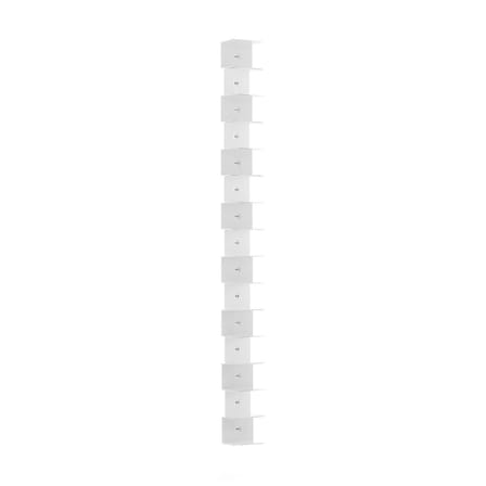 Bibliothèque murale Ptolomeo Wall métal blanc / H 210 cm - Opinion Ciatti