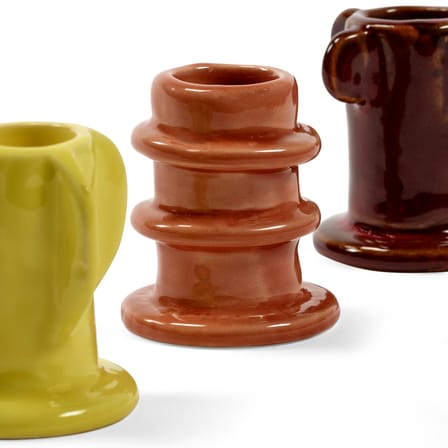 Set de 3 bougeoirs Molly 02 / H 6,5 cm - Serax
